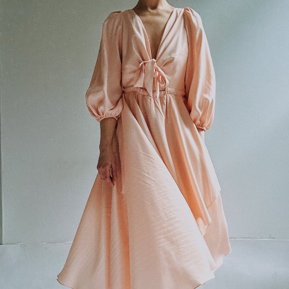 Leanne Marshall Tieanna Dress M/L Pink